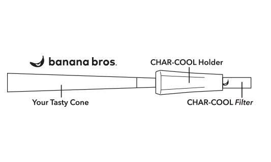 CHAR-COOL Filter & Filter Holder Starter Kit (Gift with Subscription)
