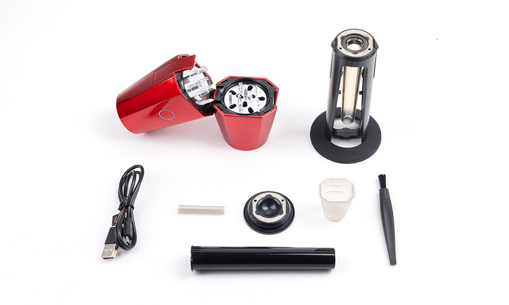 Metallic RED OTTO with Carrying Case and accessories